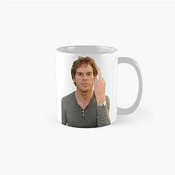 Dexter Morgan Flipping Off Classic Mug