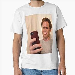 Dexter Morgan Cringes at Phone Classic T-Shirt