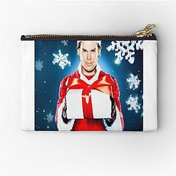 Dexter Morgan Santa Christmas Zipper Pouch