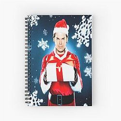 Dexter Morgan Christmas Spiral Notebook