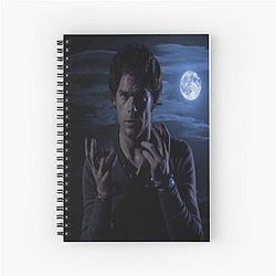 Dexter Morgan in Moonlight Spiral Notebook