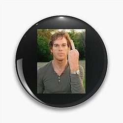 Dexter Morgan Flipping Off a Pin