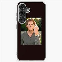 Dexter Morgan Flipping Off Samsung Soft Case