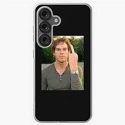 Dexter Morgan Flipping Off Samsung Soft Case