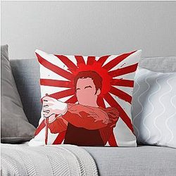 Blood Spatter Halo Dexter Morgan Throw Pillow