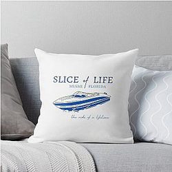 Board Your Ride Dexter Morgan Throw Pillow