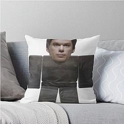 Dexter Morgan Roblox Throw Pillow