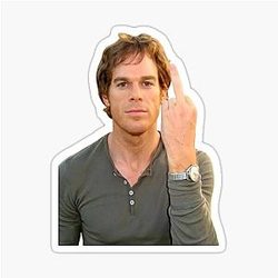 Dexter Morgan Backgroundless Sticker