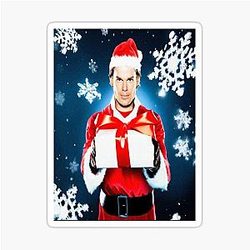 Dexter Morgan Christmas Sticker