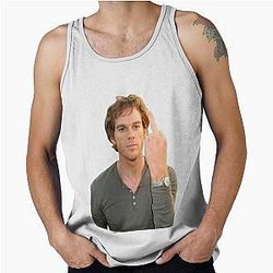Dexter Morgan Flipping Backgroundless Tank Top