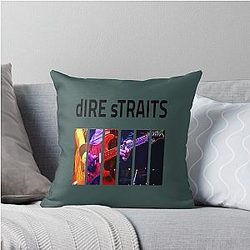 Dire Straits Throw Pillow