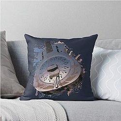 Dire Straits Guitar Throw Pillow