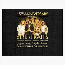 45th Anniversary 1977 2022 Dire Straits Signature Thank You For Memories Jigsaw Puzzle