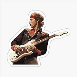 Mark Knopfler Dire Straits Guitar Sticker