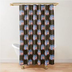 Dire Straits Retro Shower Curtain