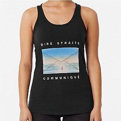 Dire Straits Communique Racerback Tank Top