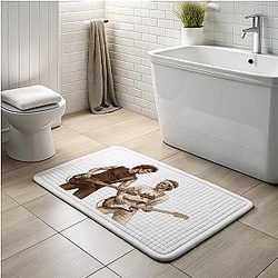 Dire Straits LA 1901 - Iconic British rock band Dire Straits Bath Mats