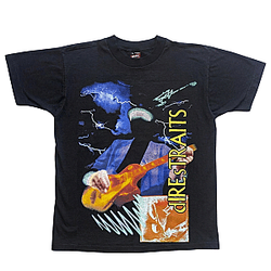 Lightning Guitar Graphic LA 1704 Dire Straits T-Shirts