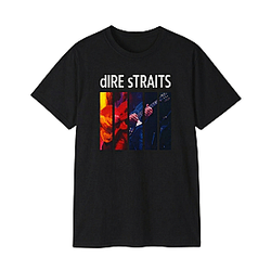 Vertical Panel Guitar Portrait LA 1704 Dire Straits T-Shirts