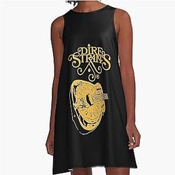 DIRE STRAITS A-Line Dress