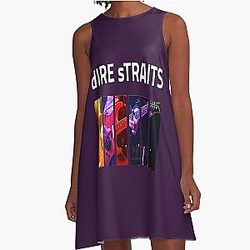 Dire Straits Classic A-Line Dress