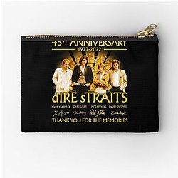 45th Anniversary 1977 2022 Dire Straits Signature Thank You For Memories Zipper Pouch