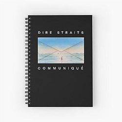 Dire Straits Communique Spiral Notebook