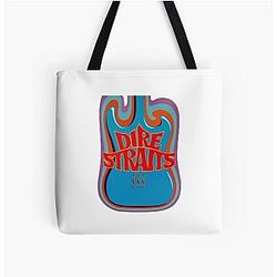 Dire Straits Retro Sunset All Over Print Tote Bag