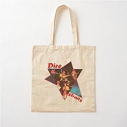 Dire Straits Guitar Music Cotton Tote Bag
