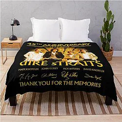 Dire Straits Art Throw Blanket