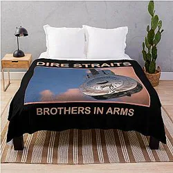 Dire Straits Art Throw Blanket