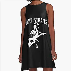 Dire Straits Art A Line Dress