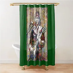 Guitarra Dire Straits Shower Curtain