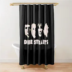 Dire Straits Art Shower Curtain