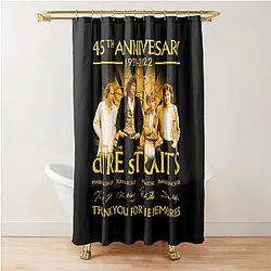 Dire Straits Shower Curtain