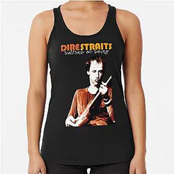 Dire Straits Art Racerback Tank