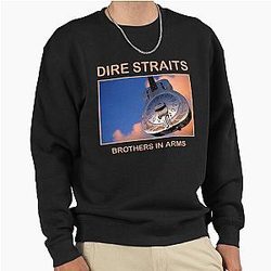 Dire Straits Brothers Arms Guitar Pullover Sweatshirt