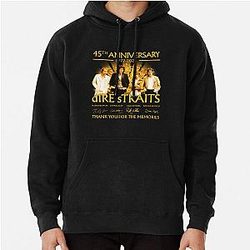 45th Anniversary 1977-2022 Dire Straits Signature Thank You For The Memories Pullover Hoodie