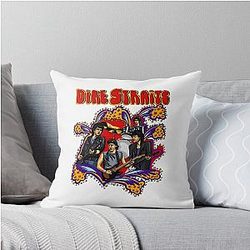 Dire Straits Throw Pillow