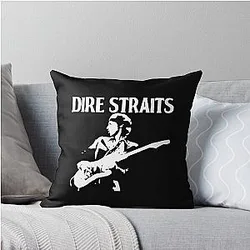 Dire Straits Art Throw Pillow