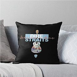 Dire Straits Throw Pillow