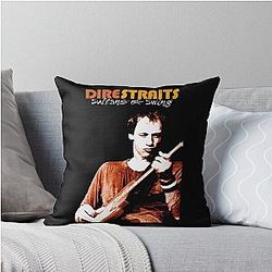 Dire Straits Art Throw Pillow