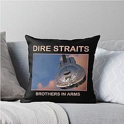 Dire Straits Art Throw Pillow