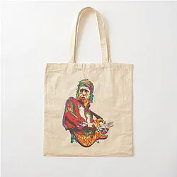 Guitarra Dire Straits Cotton Tote Bag