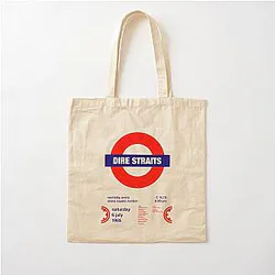 No 205 MY Dire Straits Poster Music Concert Cotton Tote Bag