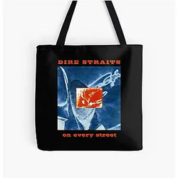 Dire Straits All Over Print Tote Bag