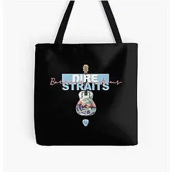 Dire Straits All Over Print Tote Bag