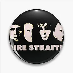 Dire Straits Art Pin;