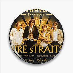 Dire Straits Artwork Pin