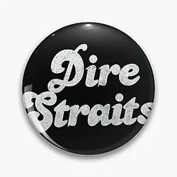 Dire Straits Art Pin